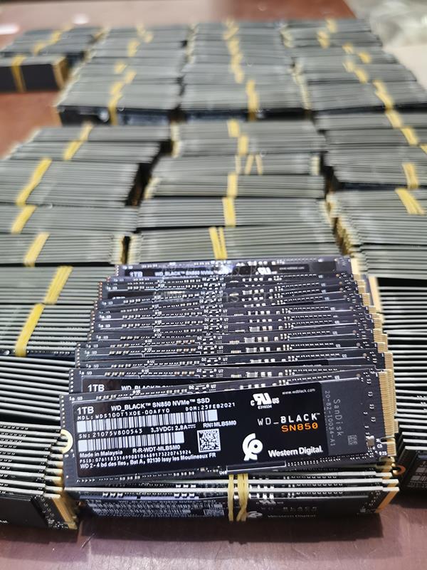 西部数据SSD固态硬盘回收